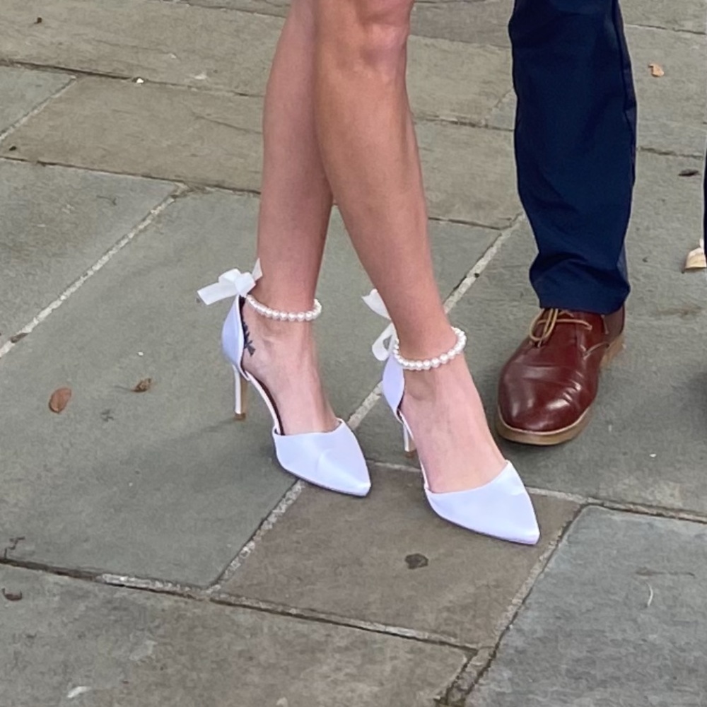 Wedding Bow Heels